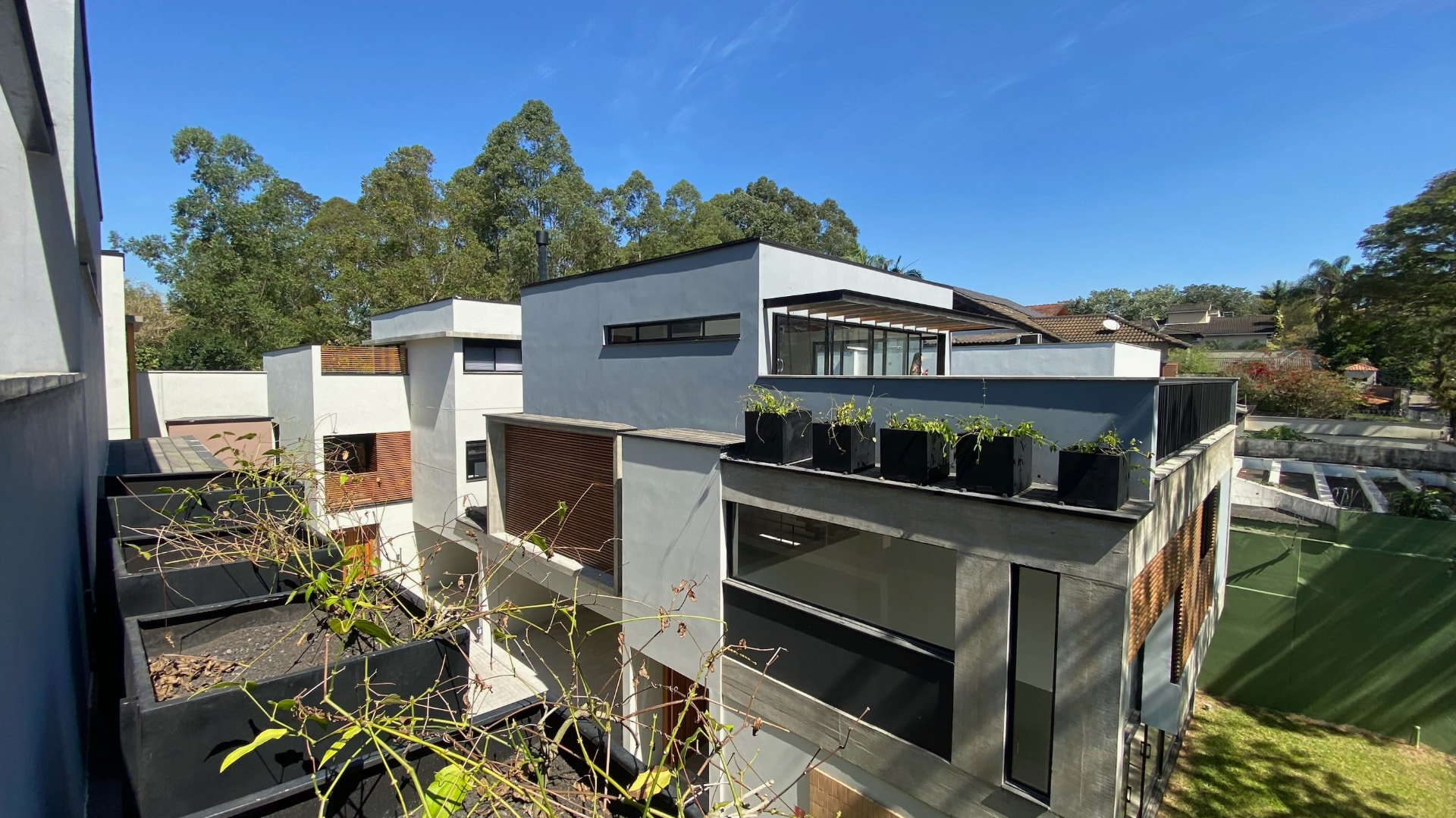Fachada dos sobrados